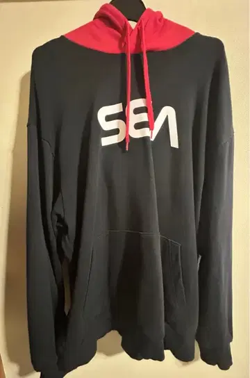 윈드앤씨 WINDANDSEA 후드티 블랙 블랙 L