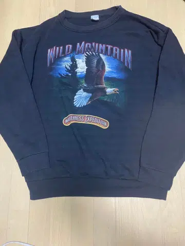 빈티지 맨투맨 와일드 마운틴 맨투맨 트레이닝복