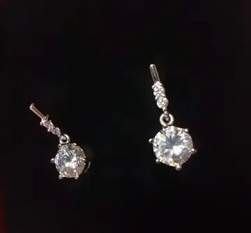 크리스탈 드롭 귀걸이