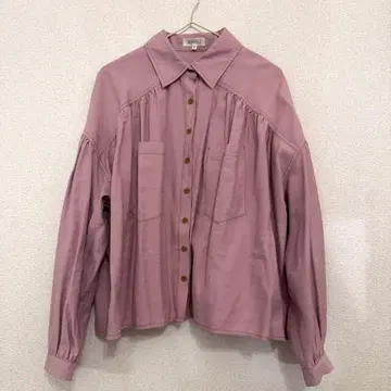 GHOSTSPELL 핑크 긴팔 셔츠 S