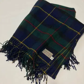 로캐론 오브 스코틀랜드 타탄 체크 스톨 대형 그린 계열