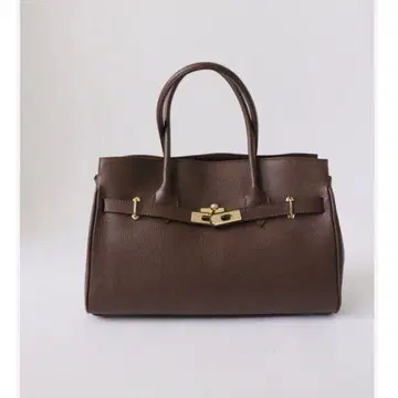 MILLELA FIRENZE 금장 장식 가죽 토트백