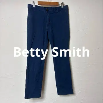 베티 스미스 슬림핏 치노 팬츠/네이비