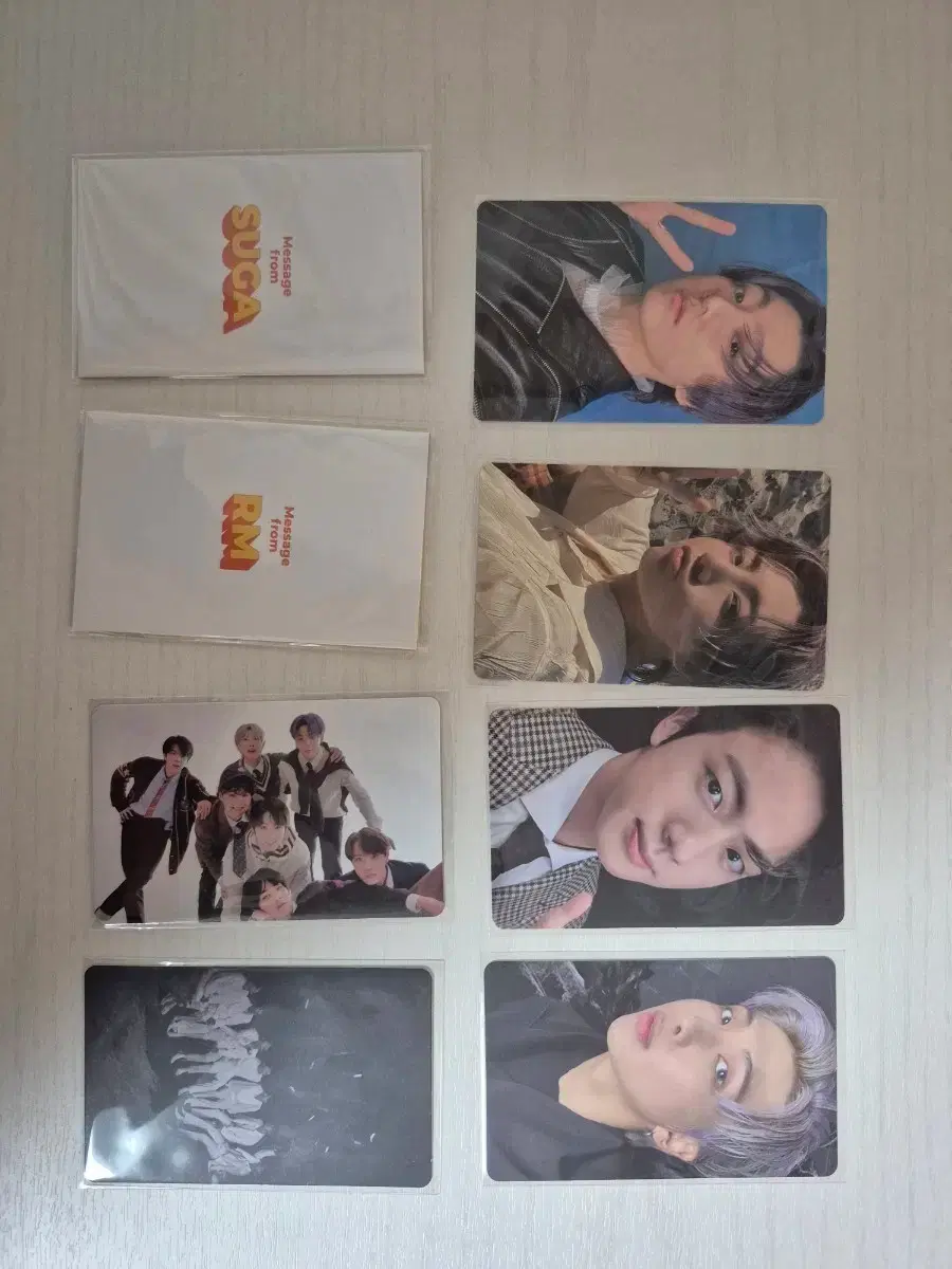 BTS Map of the Soul Poca message card | Jungkook RM Jin group Suga