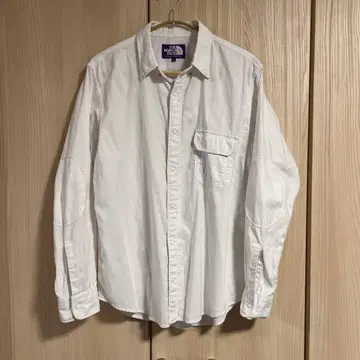THE NORTH FACE purple label 화이트 긴팔 셔츠 M