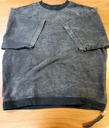 자라 ZARA 블랙데님 헤비 웨이트 T셔츠