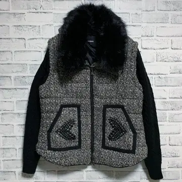 [ Desigual ] 데시구알 2way 집업 베스트 자켓