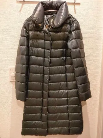 헬레노 롱 다운 코트 네이비 42