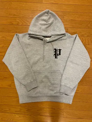 PHATRAK (팻랭크) 그레이 후드티 자수