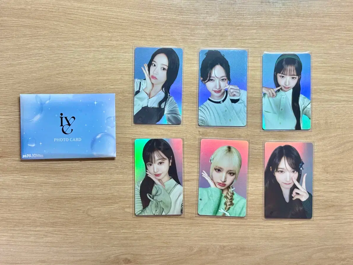 Ive Papa John's Photocard Set 8th