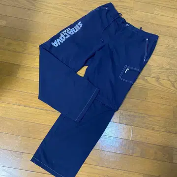 시나코바 네이비 로고 팬츠