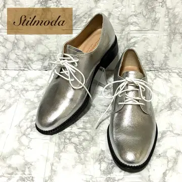 미사용품 Stilmoda PLANE OX 실버 38