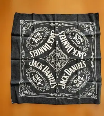 [레어] 잭 다니엘 반다나 블랙