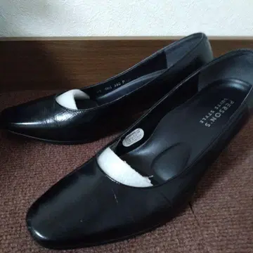 PERSON'S SUITS STYLE 펌프스 블랙 가죽