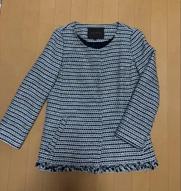 주얼 체인지즈 트위드 코트 자켓 포멀