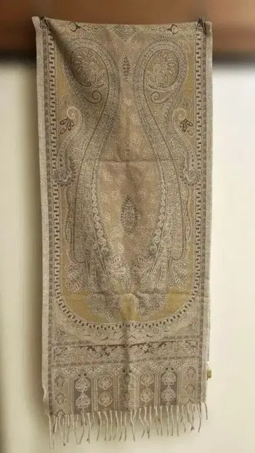 탑카피 울 캐시미어 혼방 페이즐리 패턴 머플러