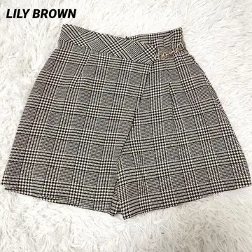 새상품급 릴리 브라운 비트 포함 랩 디자인 숏 팬츠 1 체크