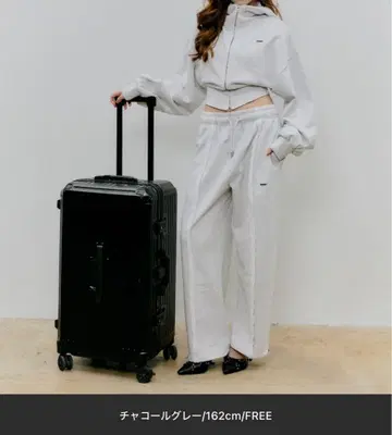 그레이 맨투맨 셋업 FREE