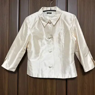 실크 100% 볼레로 자켓