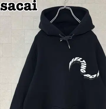 a [ 즉완판 모델 ] 사카이 sacai 멜팅팟 프린트 후드티 712