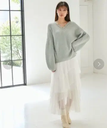 플리츠 티어드 샤샤 스커트 SNIDEL 스나이델