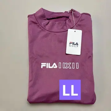 FILA 골프 T셔츠 LL 사이즈 핑크 안감 플리스