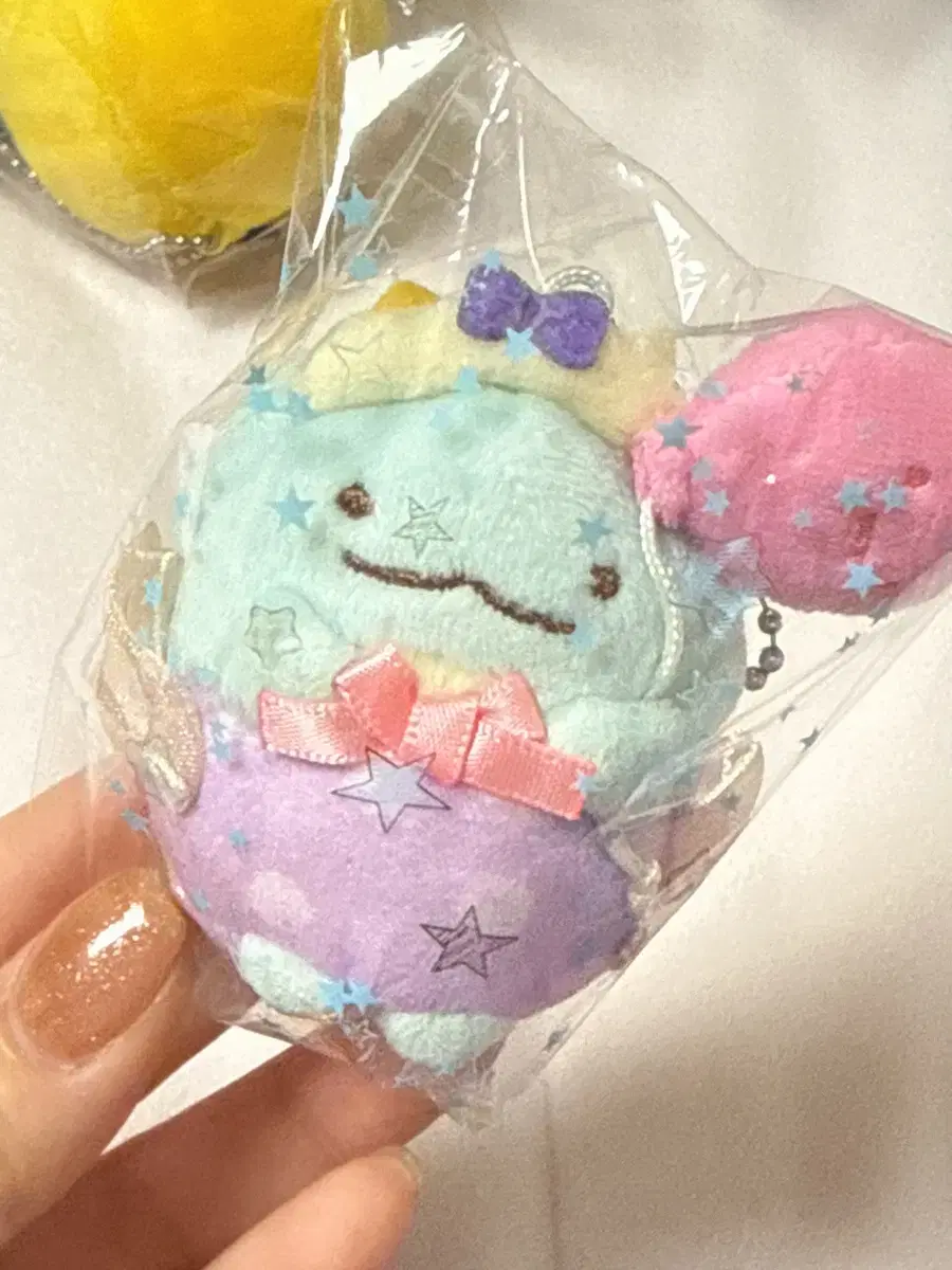 Japan Classic Vintage San-X Sumikko Gurashi Tokage Amusement Park Tenori Doll Keyring