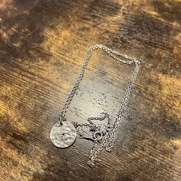 시에나 로제 실버 목걸이 블랙 다이아몬드