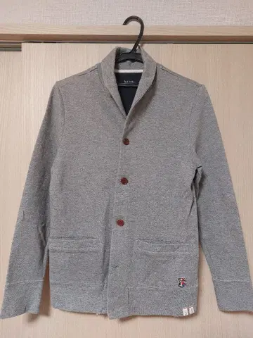 그레이 가디건 컬러풀 자수 포함