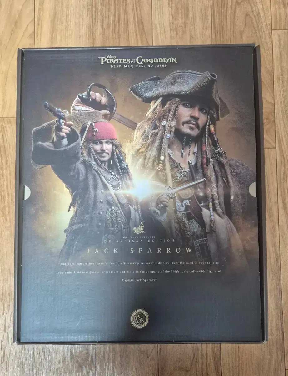 Hot Toys DX39AE Artisan Rooted Hair Version Jack Sparrow