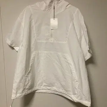 GRL 화이트 나일론 마운틴 후드티 F 사이즈