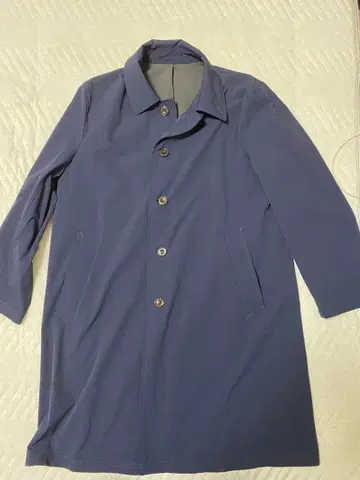 남성용 스텐카라 코트 LL 네이비 봄/가을 맨즈 멜로즈 새상품급