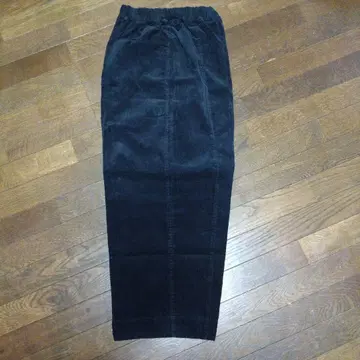 miho umezawa 블랙 코듀로이 팬츠 Tall