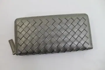 양가죽 지갑 장지갑 정품 이탈리아 가죽 메쉬 실버 안쪽도 양가죽