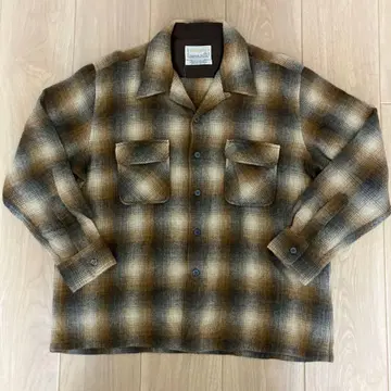 Cascade 보드 셔츠 울 셔츠 옴브레 XL 펜들턴