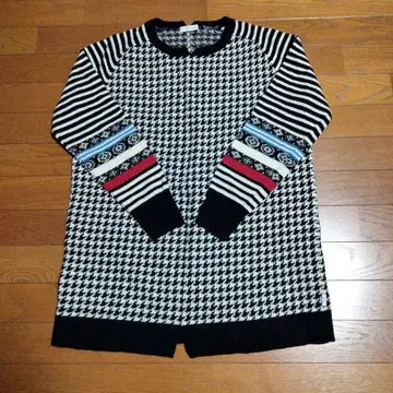 Paul Smith 하운드 투스 패턴 니트