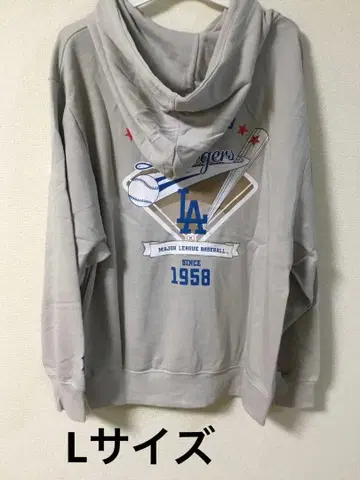 MLB 다저스 남성용 트레이닝복 맨투맨 후드티 남성용 L 사이즈