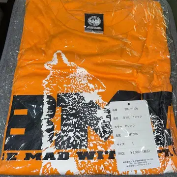 BML T셔츠 오렌지 L 사이즈