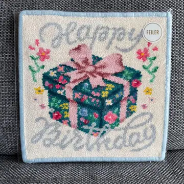 FEILER 페이 해피 벌스데이 선물 손수건