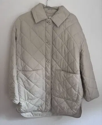 로리즈팜 자켓 블루종 카라 부착 퀼팅 자켓