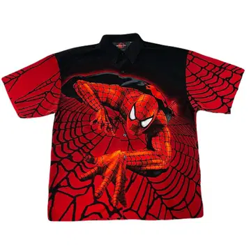 마블 스파이더맨 반팔 폴리 셔츠 빅
