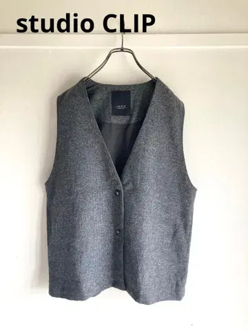 studio CLIP 트위드 베스트