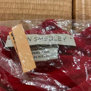 JOHN SMEDLEY 울 니트 S 사이즈 레드