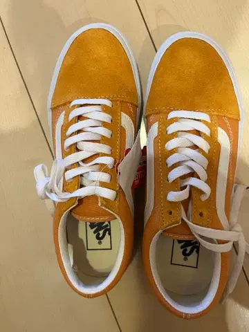 Vans 오렌지 스니커즈 24cm
