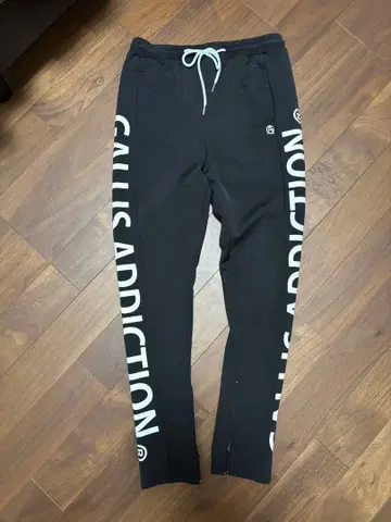 GALLIS ADDICTION 블랙 조거 팬츠