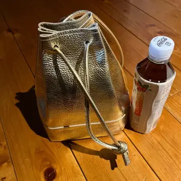 골드 드로우 스트링 백