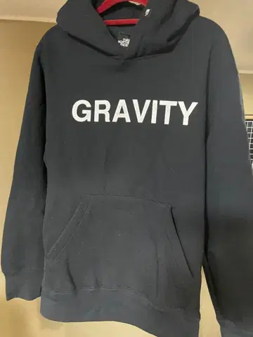 THE NORTH FACE GRAVITY 후드티 L 사이즈 블랙