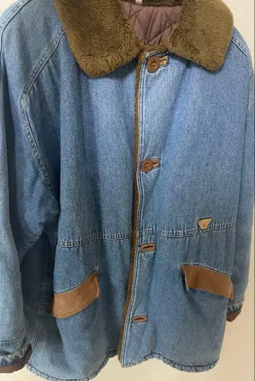 엠포리오 아르마니 데님 보아 자켓