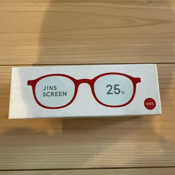 JINS SCREEN 블루라이트 차단 안경 레드 키즈용