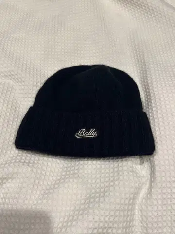 Bally 블랙 니트 모자